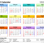 2025 Calendar   Free Printable Pdf Templates   Calendarpedia Intended For Calendar 2025 Templates Printable