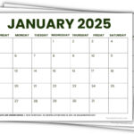 2025 Printable Calendars (56 Free Pdf Printables) For Blank Calendar 2025 Printable