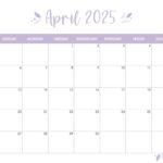 April 2025 Calendars   107 Free Printables | Printabulls Intended For April Printable Calendar 2025