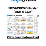 Editable 2024 2025 Calendar, Back To School, Teacher Calendar, Pta With Regard To Kisd Calendar 24 25 Printable