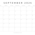 Free Printable 2025 Blank Calendar Templates (All 12 Months) Intended For Free Printable Blank Calendar 2025