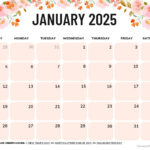 January 2025 Calendar (52 Free Pdf Printables) For Printable Monthly Calendar 2025