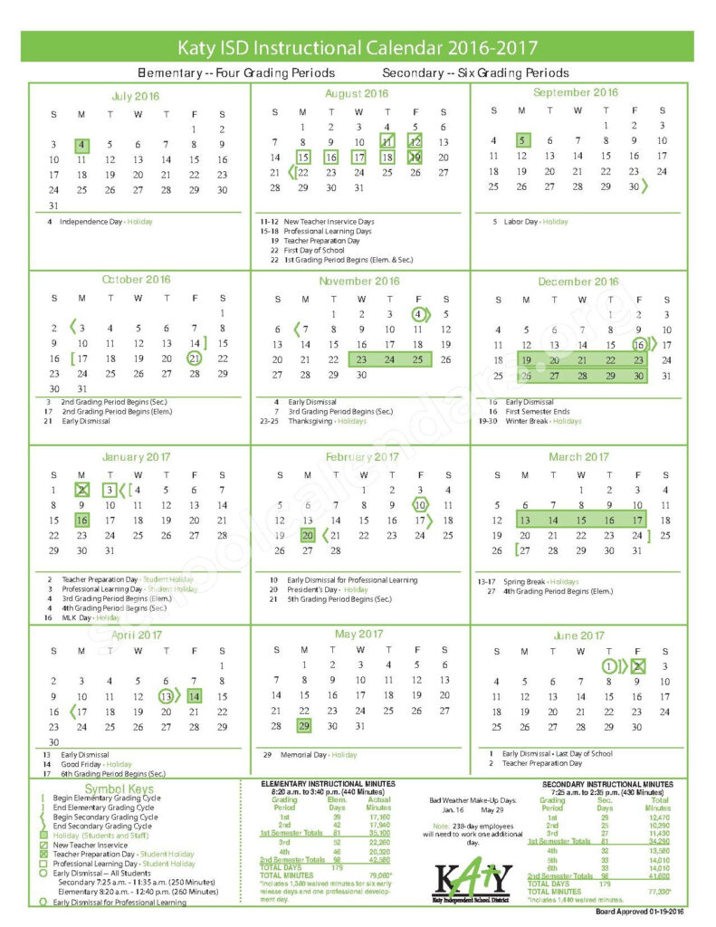 Katy Isd Calendar 24 25 With Kisd Calendar 24 25 Printable