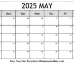 May 2025 Calendar   Free Printable With Holidays And Observances Throughout May 2025 Printable Calendar