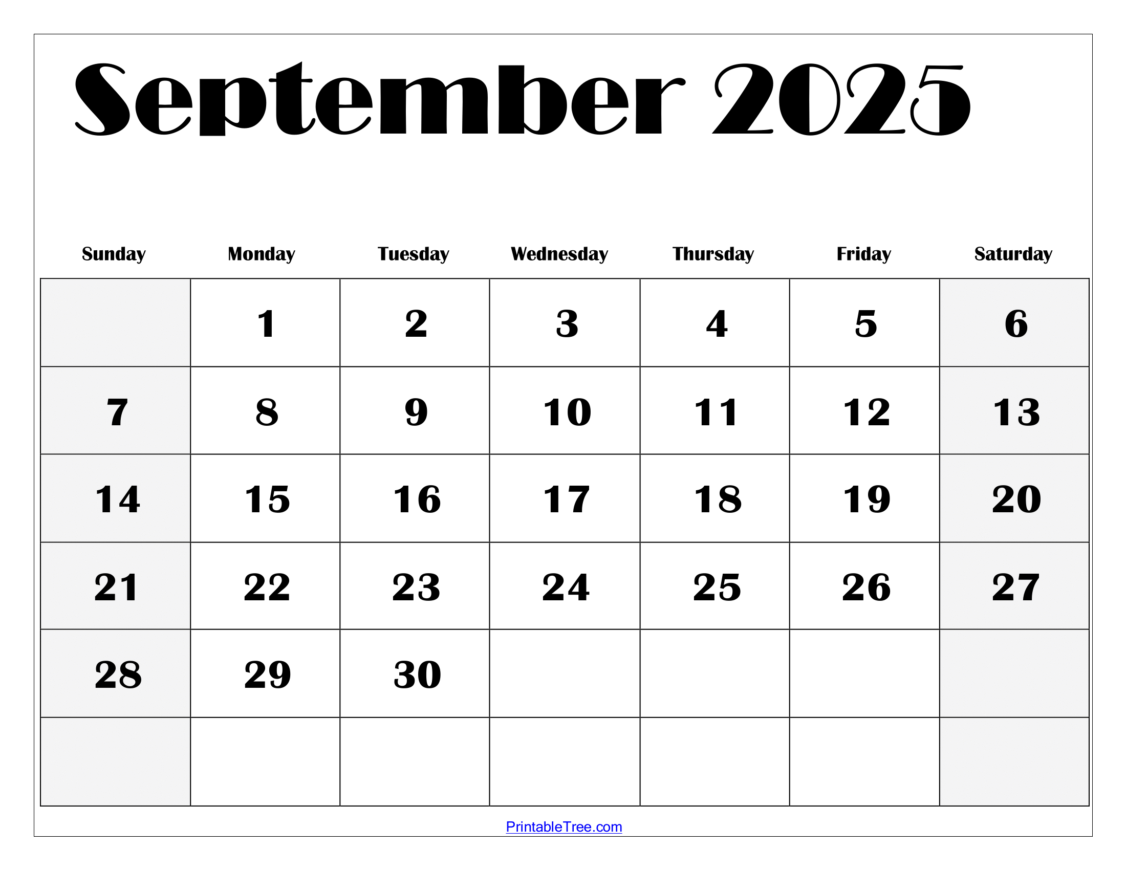 September 2025 Calendar Printable Pdf Template With Holidays for Printable September 2025 Calendar