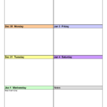 Weekly Calendars 2025 For Pdf   12 Free Printable Templates Pertaining To Calendar 2025 Weekly Printable