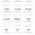 2024 2025 Calendar Free Printables   World Of Printables For 2025 Small Printable Calendar