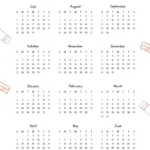 2024 2025 Calendar Printables | Free Pdf For 2024 To 2025 Calendar Printable