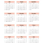 2024 2025 Calendar Printables | Free Pdf For 4 Year Calendar 2024 To 2025 Printable