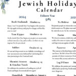 2024 2025 New Jewish Holiday Calendar Hebrew Calendar 5785 Rosh Pertaining To Jewish Holidays 2025 Calendar Printable