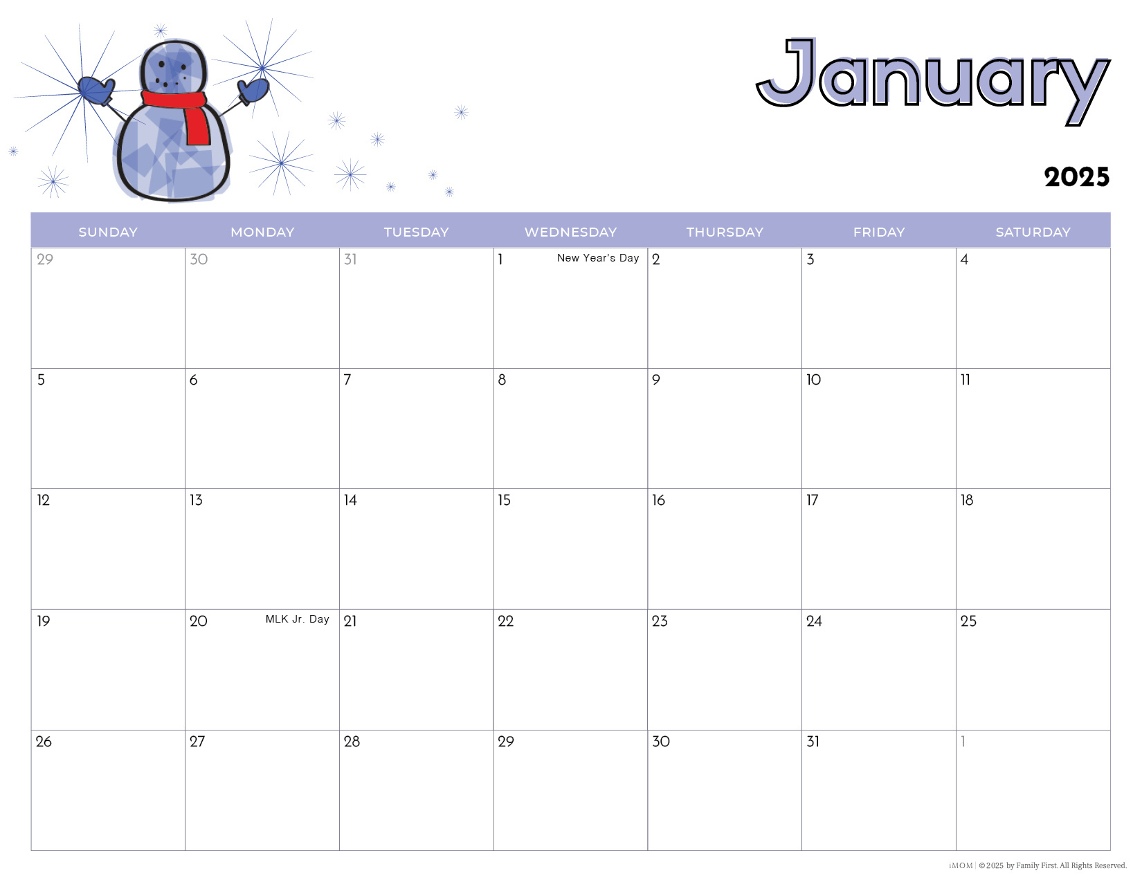 2024-2025 Printable Calendars For Kids - Imom within Free Printable Children&amp;amp;#039;s Calendar 2025