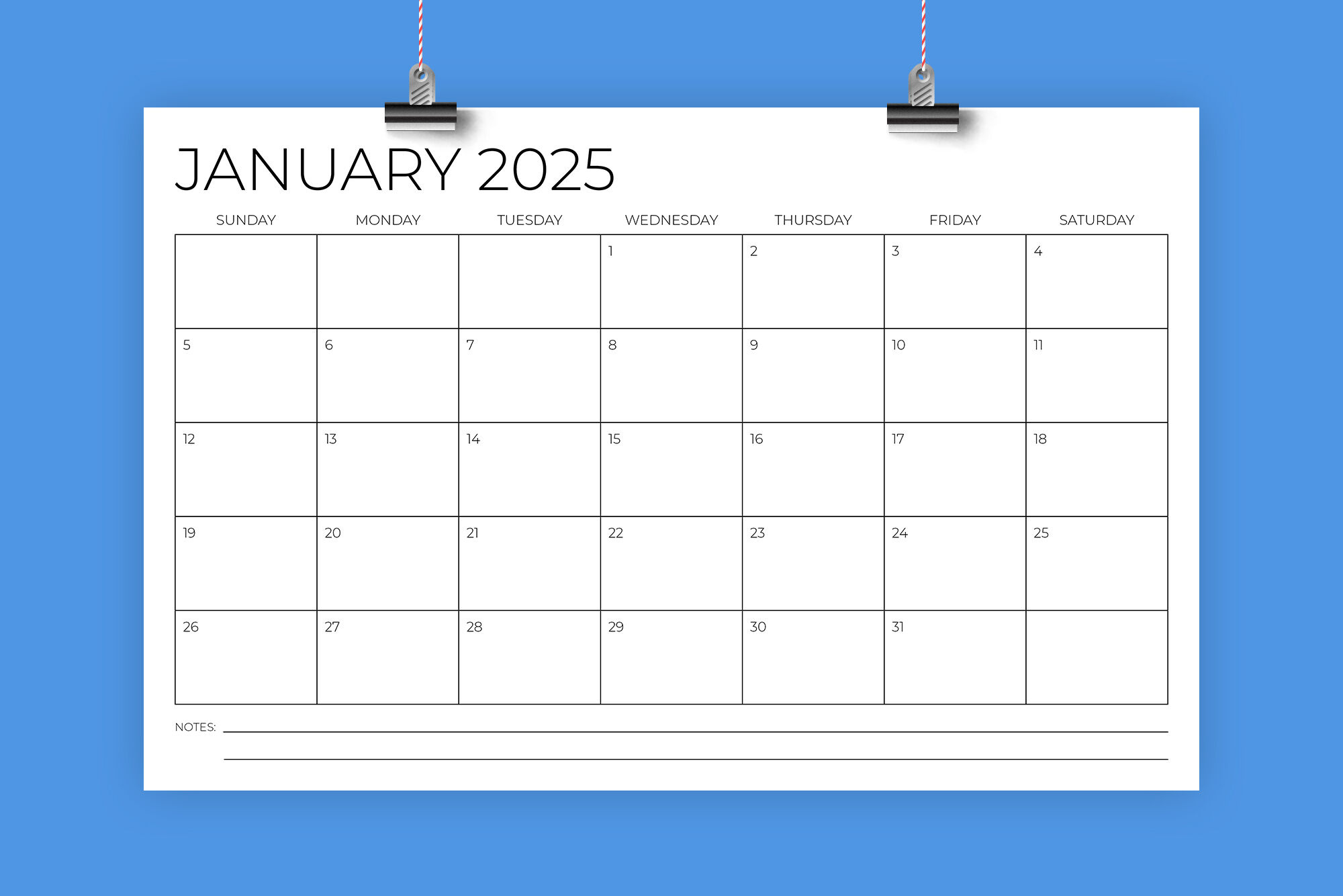 2025 11X17 Calendar Templaterunning With Foxes | Thehungryjpeg for 11X17 2025 Calendar Printable