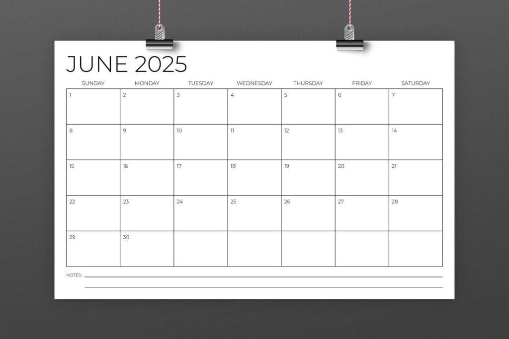 2025 11X17 Calendar Templaterunning With Foxes | Thehungryjpeg In 2025 Calendar Printable 11X17