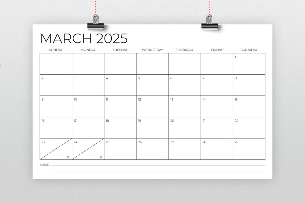 2025 11X17 Calendar Templaterunning With Foxes | Thehungryjpeg Throughout 2025 Printable Calendar 11X17