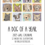 2025 A Dog Of A Year Calendar | Good Buddy Notes With Printable Dog Calendar 2025