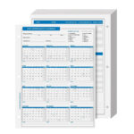 2025 Attendance Calendar Cardstock, Employee Work Tracker, 8.5 X 11, 25 Qty With Printable Attendance Calendar 2025