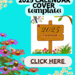 2025 Calendar Cover Template Designsmileowayz 20   Raket.ph With Regard To 2025 Calendar Cover Printable