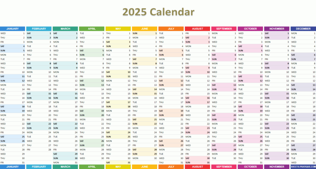 2025 Calendar In 2025 Google Calendar Printable