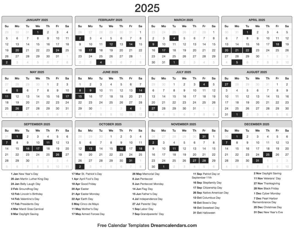 2025 Calendar Pertaining To Free Printable Lunar Calendar 2025