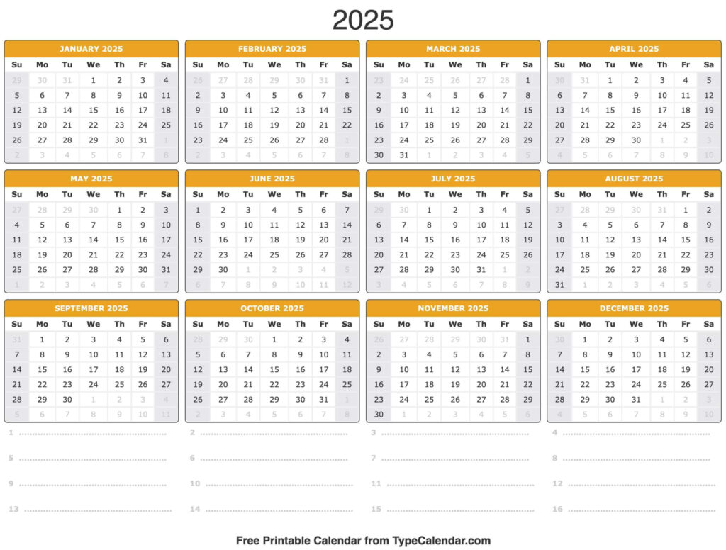 2025 Calendar   Printable Calendar 2025 With Holidays In 2025 Calendar With Julian Dates Printable