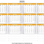 2025 Calendar   Printable Calendar 2025 With Holidays In 2025 Calendar With Julian Dates Printable