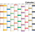 2025 Calendar Printable, ✓ Pdf, Excel And Image File   Free For 2025 Calendar Printable Horizontal