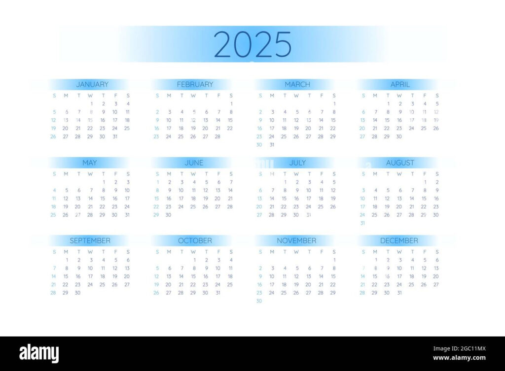 2025 Pocket Calendar Template In Strict Minimalistic Style With In 2025 Pocket Calendar Printable