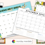 2025 Printable Calendars (56 Free Pdf Printables) With Fun Printable Calendar 2025