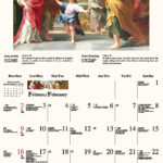 2025 Promotional Calendar | Catholic Art Bilingual | Low As 65¢ Inside Church Calendar 2025 Printable