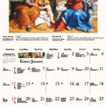 2025 Promotional Calendar | Catholic Art Bilingual | Low As 65¢ With Traditional Catholic Calendar 2025 Printable