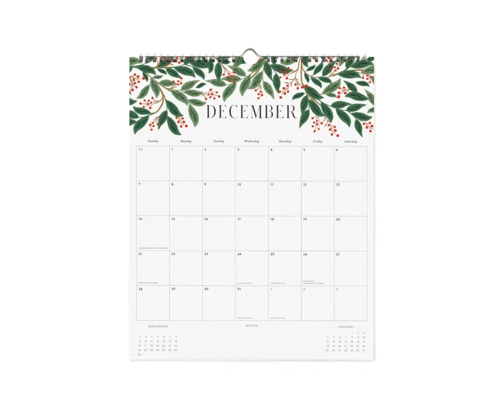 2025 Roses Appointment Calendar   Rifle Paper Co. Calendar In Printable Appointment Calendar 2025