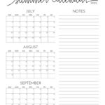 2025 Summer Calendars   27 Free Printables | Printabulls For Printable Summer Calendar 2025