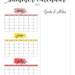 2025 Summer Calendars   27 Free Printables | Printabulls For Summer Calendar Printable 2025