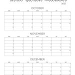 2025 Three Month/Quarterly Calendars   36 Free Cals | Printabulls For 2025 Calendar Printable 3 Months Per Page