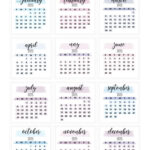 2025 Year Calendars   70 Best Printables   World Of Printables Inside Mini Printable Calendar 2025