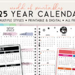 2025 Year Calendars   70 Best Printables   World Of Printables With Free Printable Bill Calendar 2025