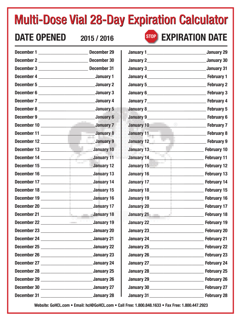 28 Day Expiration Calendar 2024: Fill Out &amp;amp; Sign Online | Dochub pertaining to Printable Multi Dose Vial 28 Day Expiration Calendar 2024 - 2025