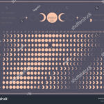 379 Moon Calendar 2025 Images, Stock Photos, And Vectors Pertaining To Printable Full Moon Calendar 2025