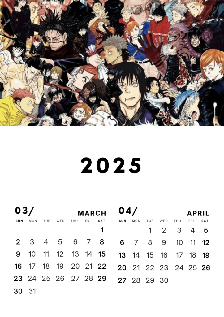 Anime Calendarmeliodassin015   Raket.ph For Anime Calendar 2025 Printable