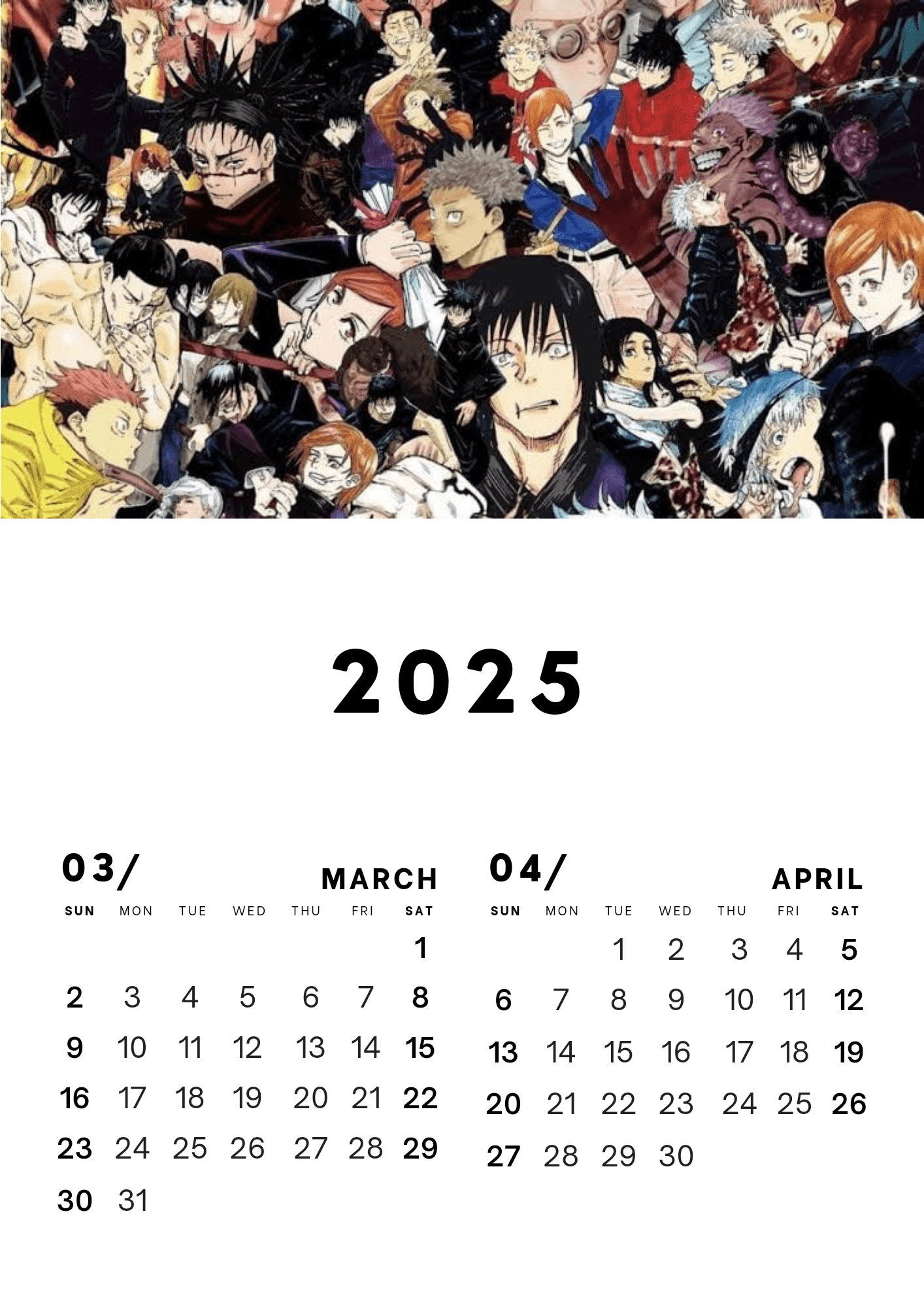 Anime Calendarmeliodassin015 - Raket.ph for Anime Calendar 2025 Printable