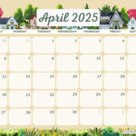 April 2025 Calendar (52 Free Pdf Printables) Pertaining To Printable April Calendar 2025 Free