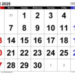 April 2025 Calendar | Templates For Word, Excel And Pdf In Printable Calendar For April 2025