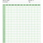 Attendance Sheets   52 Free Printables | Printabulls Pertaining To Free Printable 2025 Employee Attendance Calendar Free Download