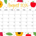 August 2025 Calendars   107 Free Printables | Printabulls In August 2025 Calendar Printable Free Download