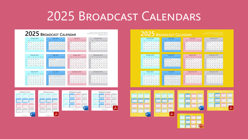 Broadcast Calendar 2025 – Free Downloads – Customizable Inside 2025 Broadcast Calendar Printable