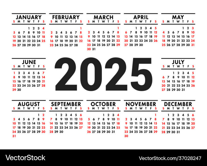 2025 Printable Pocket Calendar