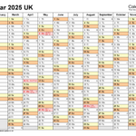 Calendar 2025 (Uk)   Free Printable Microsoft Excel Templates With 2025 Shift Calendar Printable