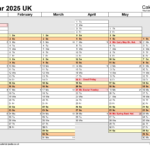 Calendar 2025 (Uk)   Free Printable Pdf Templates For Calendar Planner 2025 Printable