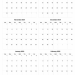 Calendar From September 2024 To June 2025 For Printable Calendar September 2024 To June 2025