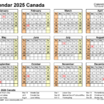 Canada Calendar 2025   Free Printable Excel Templates Inside 2025 Calendar Canada With Holidays Printable